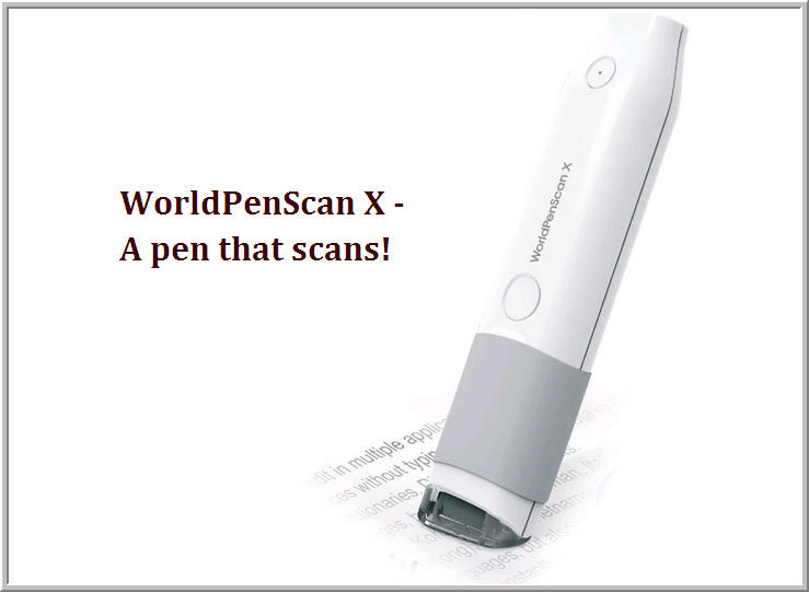 WorldPenScan X pen scanner